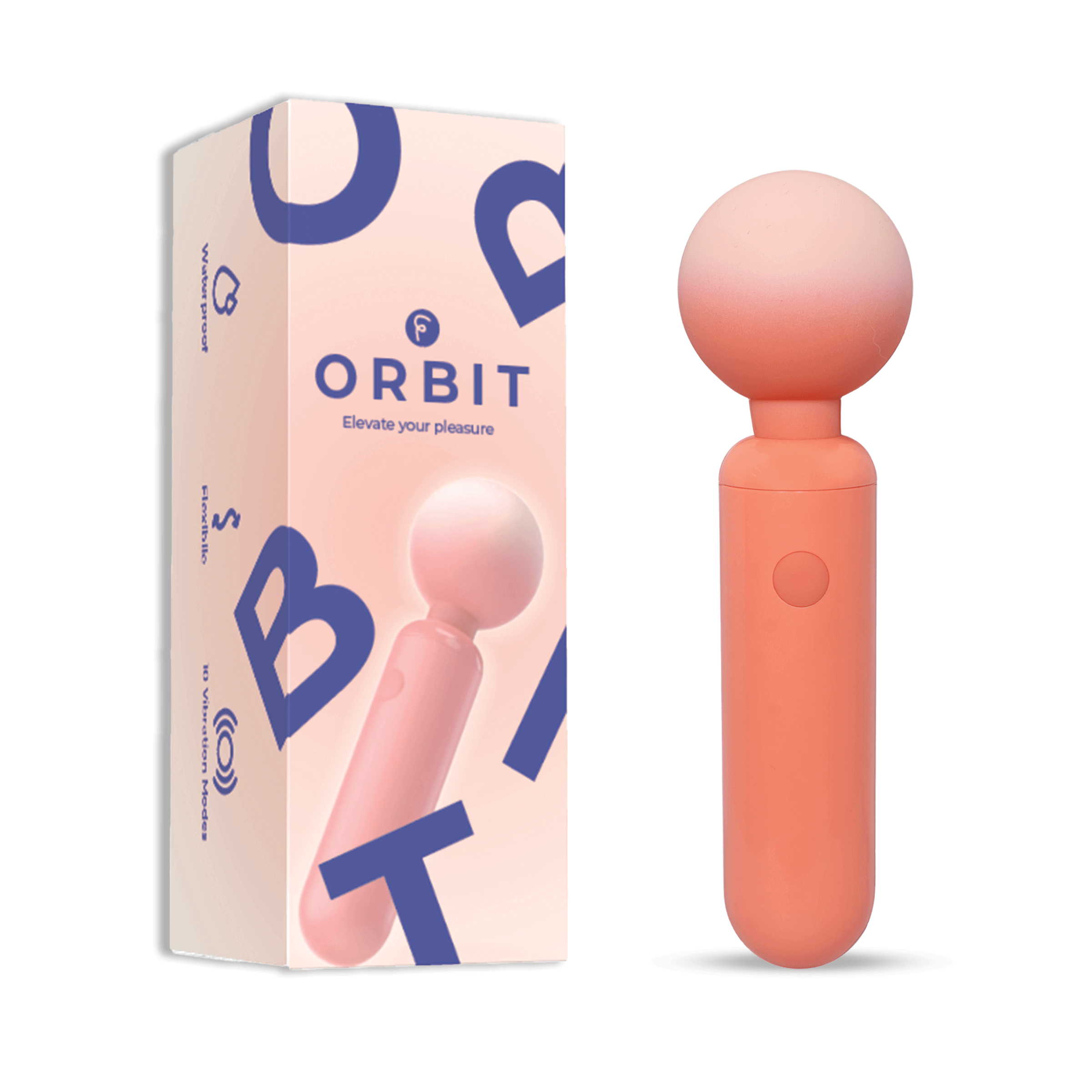 Orbit Waterproof Vibrating Personal Massager Familiar Orbit Waterproof Vibrating Personal Massager Familiar